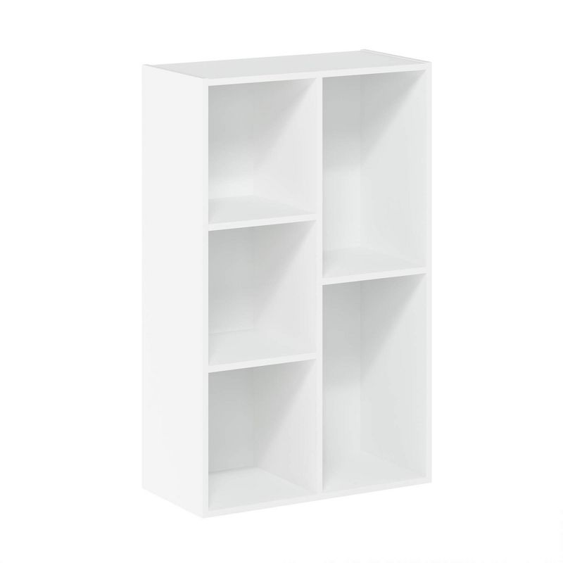 31" 5 Cube Decorative Bookshelf-Furinno Luder Reversible Open Shelf, 1 of 9