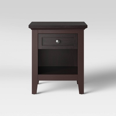 espresso nightstand target