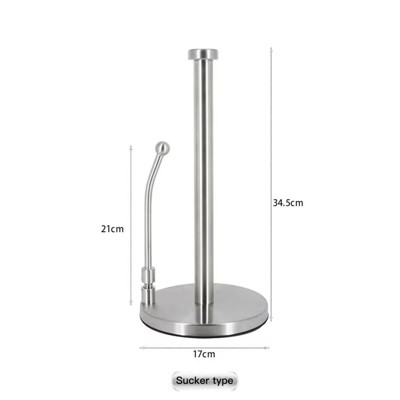 LunaLulinlk Stainless Steel Standing Paper Towel Holder with Weighted Base
