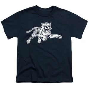 Jackson State University Distressed Primary Kids T-Shirt For Youth Navy - 1 of 4