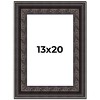 PosterPalooza | 3.5" Wide Ornate Black Picture Frame - UV Acrylic, Foam Board Backing, Hanging Hardware - 2 of 4