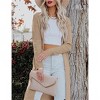 Clearlove Women's Ultra-Long Open Front Knit Duster with Side Vents Flowing Layering Essential for Transitional Seasons - 2 of 4