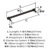 Amerock Farewind Appliance Pull for Large Panels and Oversized Cabinets - 3 of 4