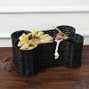 Park Life Designs Loxley Storage Dog Rope Toy Set - Black 24" - image 3 of 4