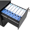 NicBex 2 Drawer Mobile File Cabinet with Casters and Lock,Office Cabinet with Handle Free Design,Modern Cabinet,Filing Cabinet for Home Office - 3 of 4
