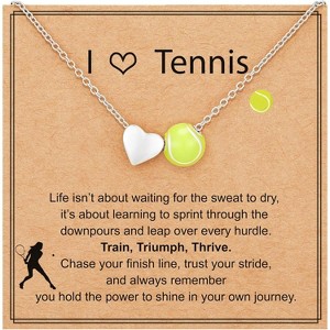 Sports Theme Necklace 4 Ball Designs Adjustable 16+3 Inch Christmas Gift - 1 of 4