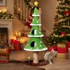 Karl Home 4-tier 59 inch  Cat Tower Christmas Tree Decoration - 3 of 4