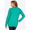 Jessica London Women's Plus Size Fine Gauge Cardigan - 3 of 4