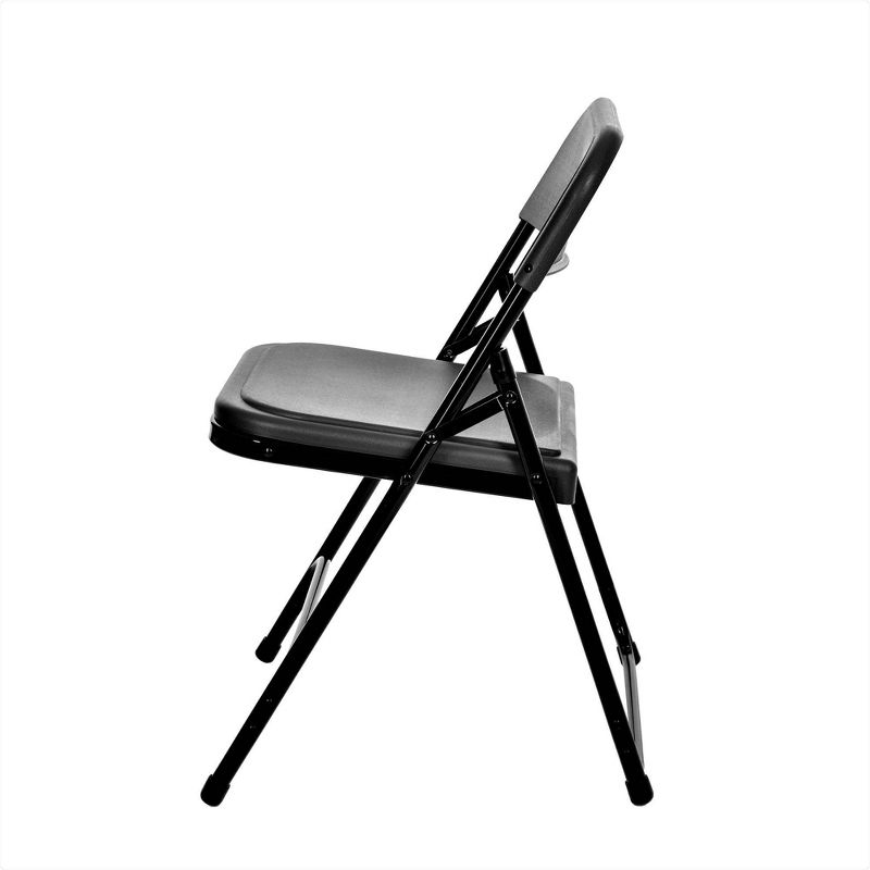 Set of 4 Premium Resin Plastic Folding Chairs - Hampden Furnishings, 4 of 9