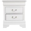 NicBex Classic Nightstand with 2 Drawers End table with Metal Handles Modern Bedside Table for Living Room, Bedroom, Study - 2 of 4
