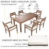 YOOCOZZ 7-Piece Outdoor Patio Dining Set Made of Acacia Wood with Seat Cushions - 4 of 4