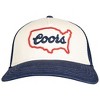 Adult Coors United States Logo Snapback Flat Bill Hat - 2 of 4