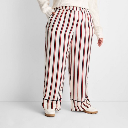 Women's High-waisted Ankle Tie Pants - Future Collective™ With