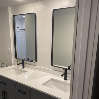 Best Choice Products 24x36in Recessed Bathroom Vanity 2-way Wall