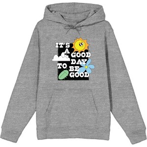 Positive Vibes It’s Good To Be Good Adult Long Sleeve Hoodie - 1 of 2