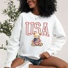 Simply Sage Market Women's Graphic Sweatshirt USA Bear - 2 of 4