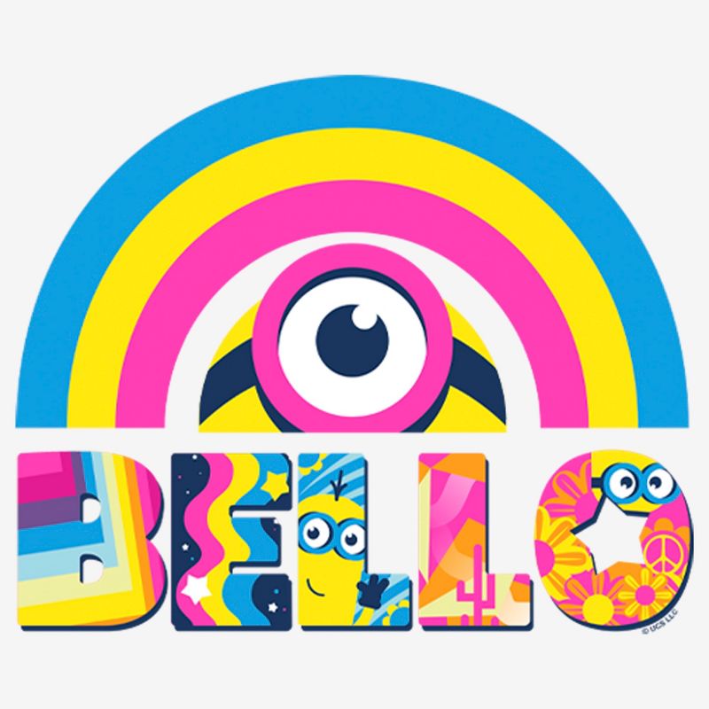 Women's Minions: The Rise of Gru Bello Rainbow Arch T-Shirt, 2 of 5