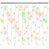 Aghana Digitals 32.8ft LED Curtain Icicle Lights, 400 LEDs, 8 Color Modes, Remote Control, - 3 of 4