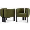 Okak Modern Stylish Design Home Dining Chairs for Kitchen Dining Room,Small Boucle Upholstered Seating Dining Chair Set of 2 - 4 of 4