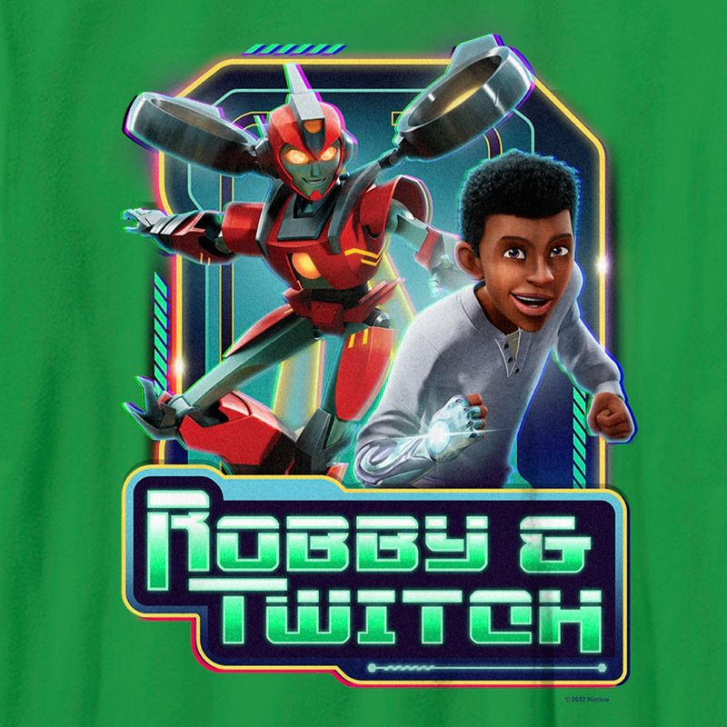 Boy's Transformers: EarthSpark Robby and Twitch T-Shirt, 2 of 5
