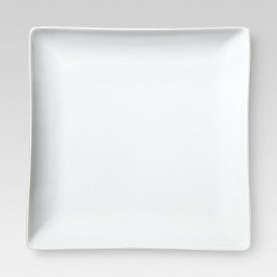 Square Dinner Plate - White 11.3x10.3 - Threshold™