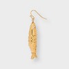 Lucky Fish Drop Earrings - Universal Thread™ Gold: Nickel-Free, Recycled Zinc, French Wire Closure - 3 of 3