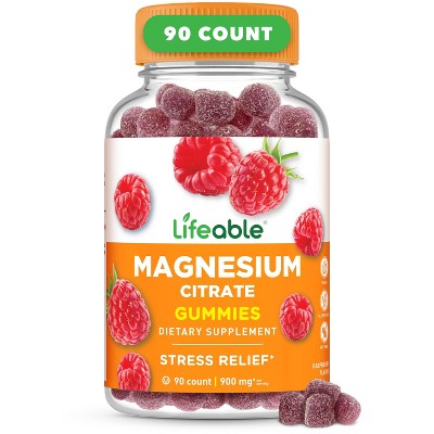 Lifeable - Magnesium Citrate - 900mg - Adult - 90 Gummies