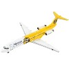 Fokker F100 Commercial Aircraft "Alliance Airlines" White and Yellow 1/400 Diecast Model Airplane by GeminiJets - 2 of 4