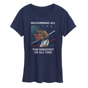 Women's - Muhammad Ali - The Greatest Of All Time -Women's Short Sleeve Graphic T-Shirt Short Sleeve Graphic T-Shirt - 1 of 4