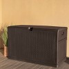 Barton Deck Box 120 Gallon Outdoor Patio Storage Bench Shed Cabinet Container - 2 of 4