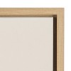 Kate and Laurel Sylvie Jahi Framed Canvas by Shatha Al Dafai, 23x33, Natural - 3 of 4