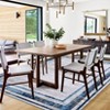 Machine Washable 5x7 Living Room Rug with Non Slip Backing Modern Border Minimalist Floor Carpet Non Shedding & Low Pile Soft Thin Foldable Mat - 4 of 4