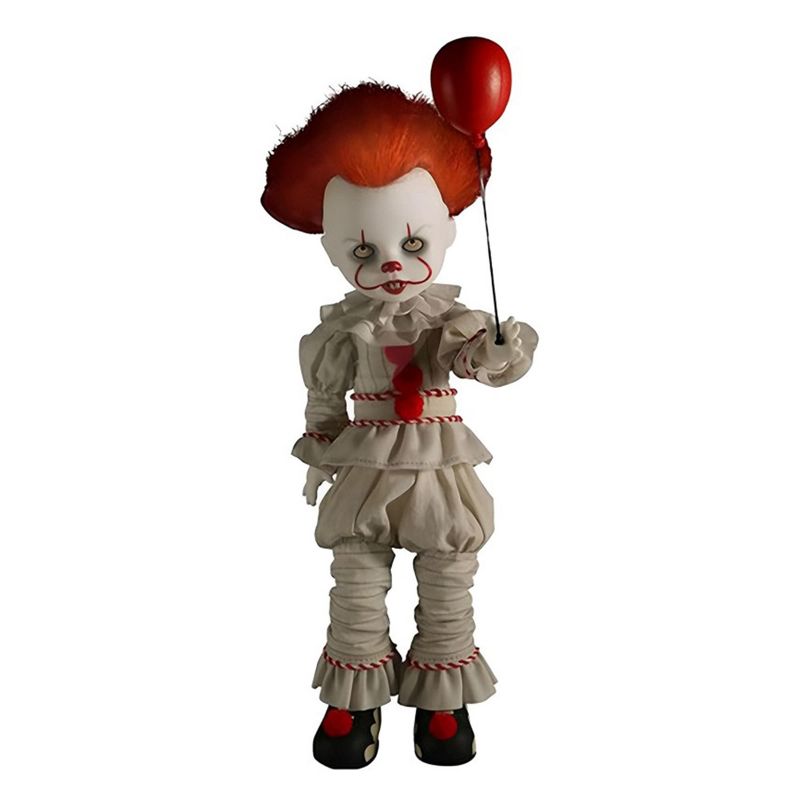 Mezco Toyz Living Dead Dolls Presents IT Pennywise 10 Inch Collectible Doll, 1 of 10