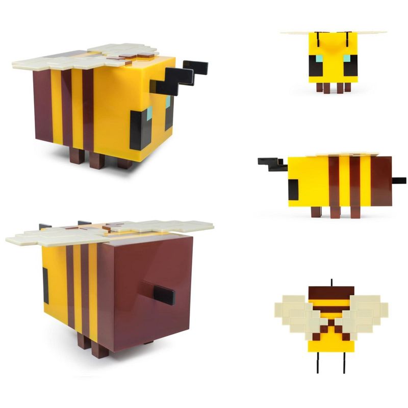 Minecraft Yellow Bee Figural Mood Light | 5.4 Inches Tall, 3 of 7