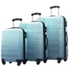 FonTOI 20"&24"&28" Luggage Sets 3 Pieces, Hardshell Expandable Luggages with Spinner Wheels, Gradient Color Travel luggage Sets, Blue&Multi, - 2 of 4