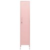 VidaXL Locker Cabinet Pink 13.8 in.x18.1 in.x70.9 in. Steel - 3 of 4