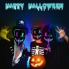 GustoWave 3-Pack Halloween Horror Masks Purification Mask LED Glow Mask Light Up Scary Mask Purge Mask - Creepy Role Play - Unisex Adult Mask - 2 of 4
