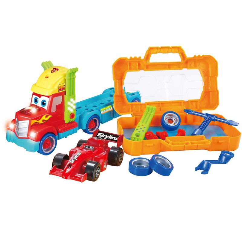Link Ready! Set! Play! Take-A Part Carrier Tool Box With Racing Car, Lights & Sounds, 2 of 8