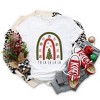 Simply Sage Market Women's Boho Fa La La Rainbow Short Sleeve Graphic Tee - 3 of 4