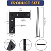 Metal Table Legs DIY Industrial Furniture Legs 880 Lbs Capacity - 2 of 4