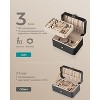 Travel Jewelry Case, 2-Layer Jewelry Holder Organizer, Portable Versatile Earring Storage - 4 of 4