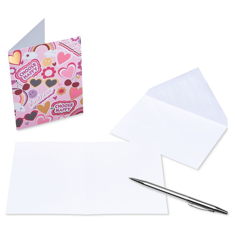 10ct Blank Note Cards &#39;Choose Happy&#39;, 4 of 9