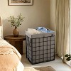 Laundry Hamper, 23.8 Gal. (90L) Laundry Basket, Collapsible Clothes Hamper, Removable and Washable Liner for Bedroom Bathroom - 2 of 4