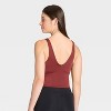 Women's Flex V-Neck Cropped Sports Bra - All In Motion™ - 2 of 4