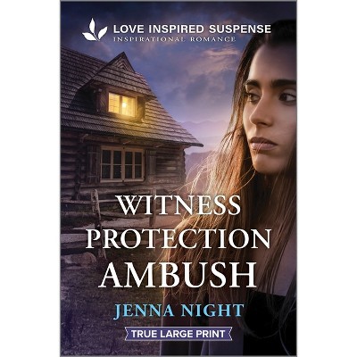 Witness Protection Ambush - (Big Sky First Responders) Large Print by  Jenna Night (Paperback)