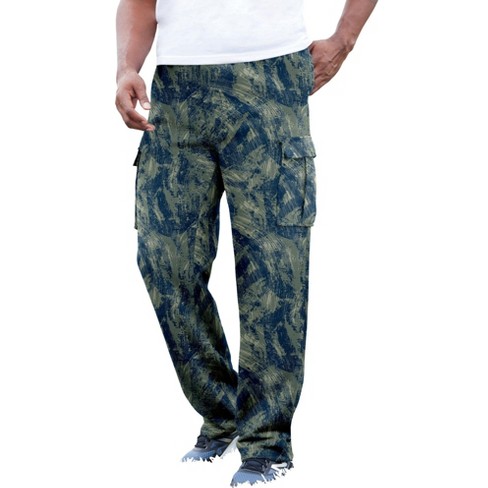 Fleece Cargo Sweatpant Blue