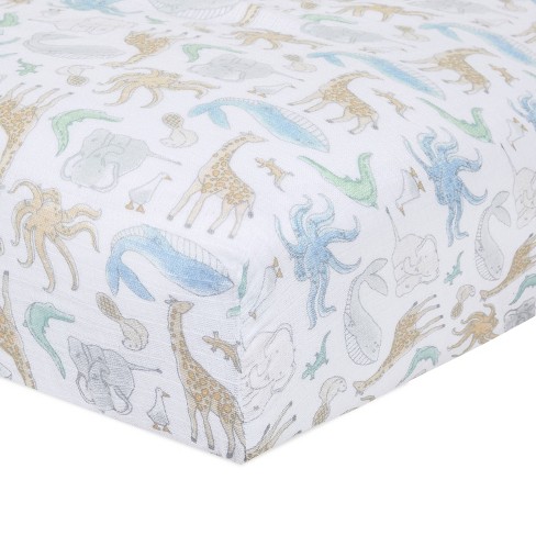 Aden Anais Crib Sheet Natural History Species Target