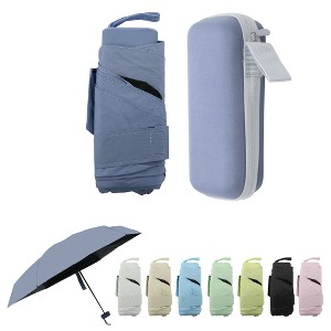 Unique Bargains Compact Umbrella with Storage Box 1 Set - 1 of 4