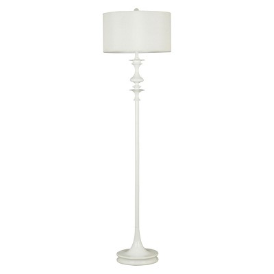 3-way Gloss Finish Claiborne Floor Lamp White - Kenroy Home