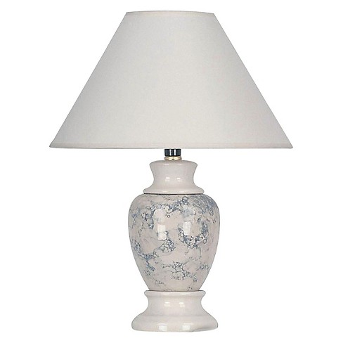 13 Traditional Ceramic Table Lamp, Ivory Ceramic Table Lamp